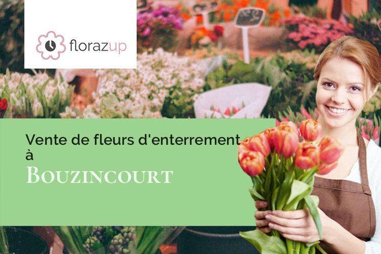 bouquets de fleurs pour un décès à Bouzincourt (Somme/80300)