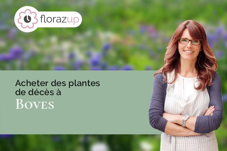 créations de fleurs pour des obsèques à Boves (Somme/80440)