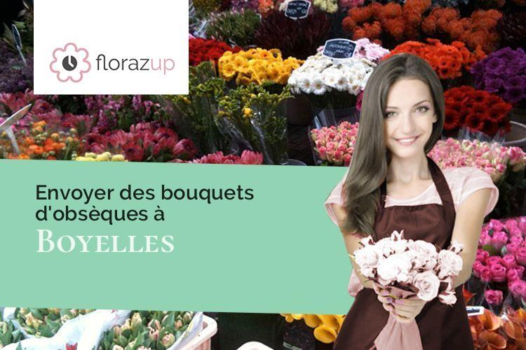 bouquets de fleurs pour des obsèques à Boyelles (Pas-de-Calais/62128)