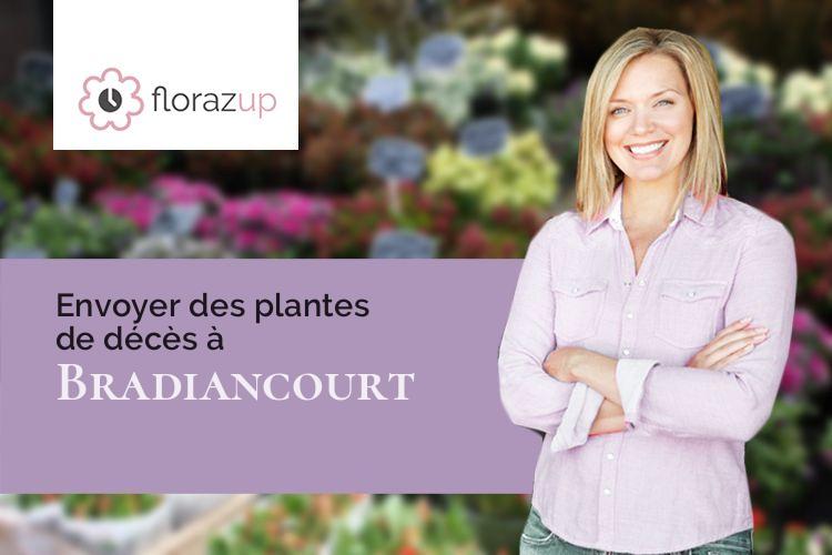 créations florales pour un décès à Bradiancourt (Seine-Maritime/76680)