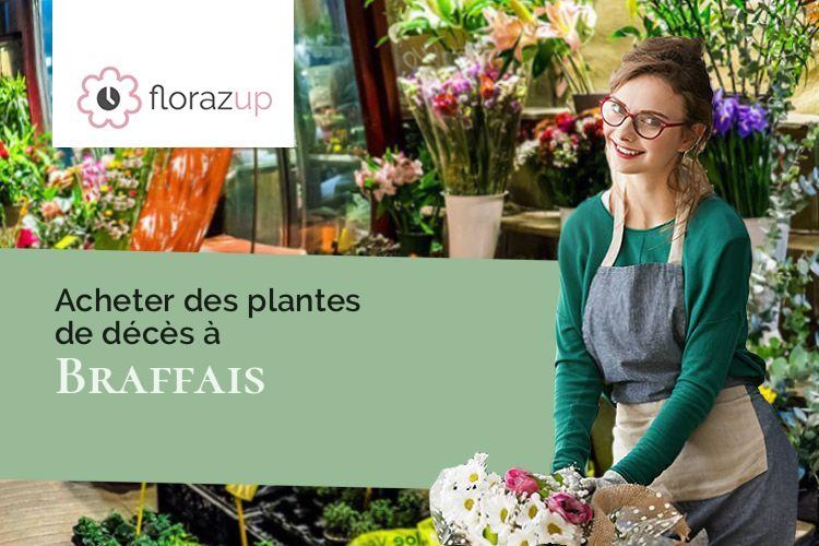 bouquets de fleurs pour des obsèques à Braffais (Manche/50870)