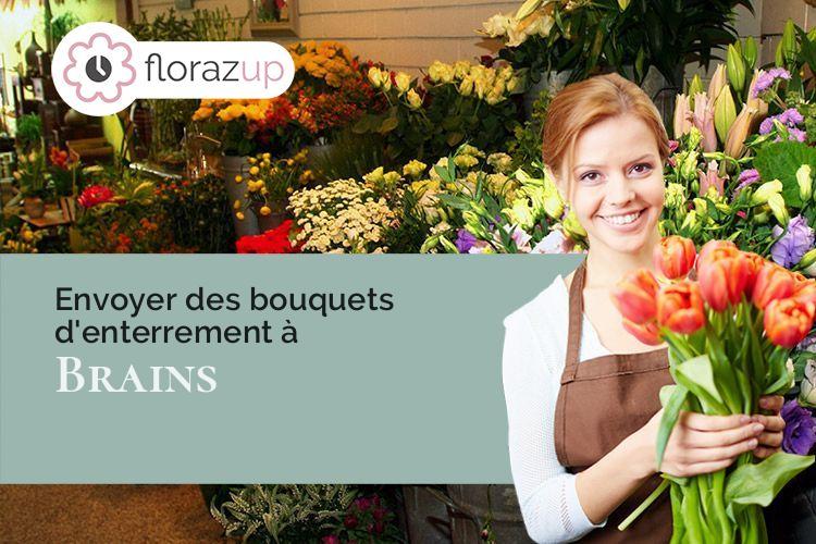 bouquets de fleurs pour un enterrement à Brains (Loire-Atlantique/44830)