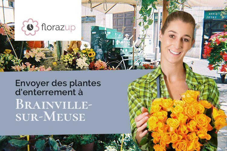 coupes de fleurs pour des funérailles à Brainville-sur-Meuse (Haute-Marne/52150)