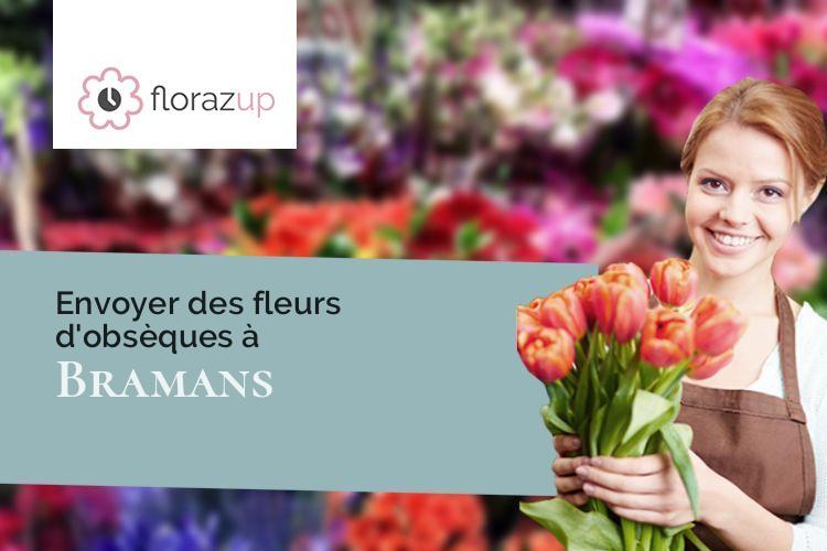 couronnes florales pour un enterrement à Bramans (Savoie/73500)