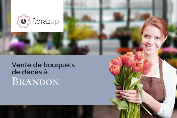 couronnes florales pour un deuil à Brandon (Saône-et-Loire/71520)