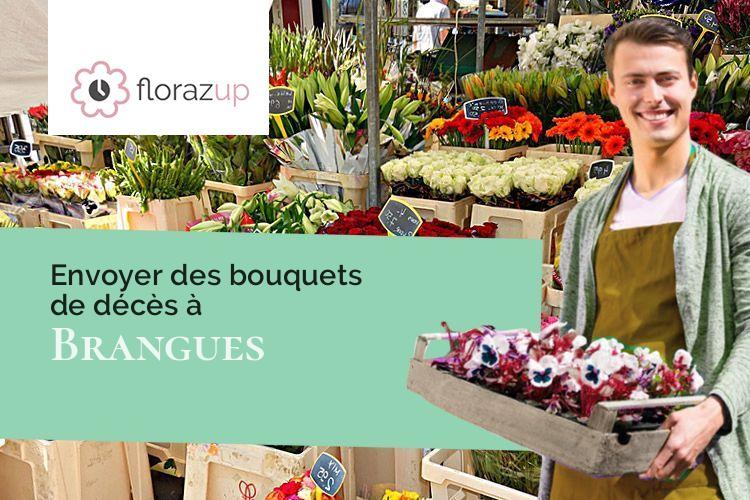 couronnes florales pour un décès à Brangues (Isère/38510)
