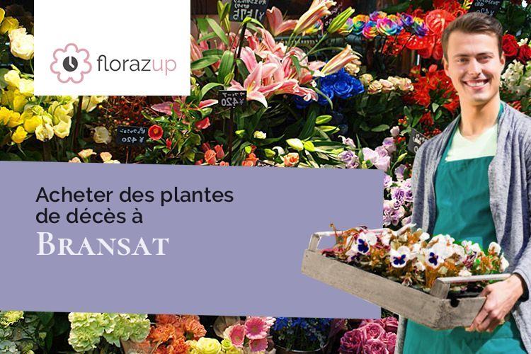 couronnes florales pour un décès à Bransat (Allier/03500)