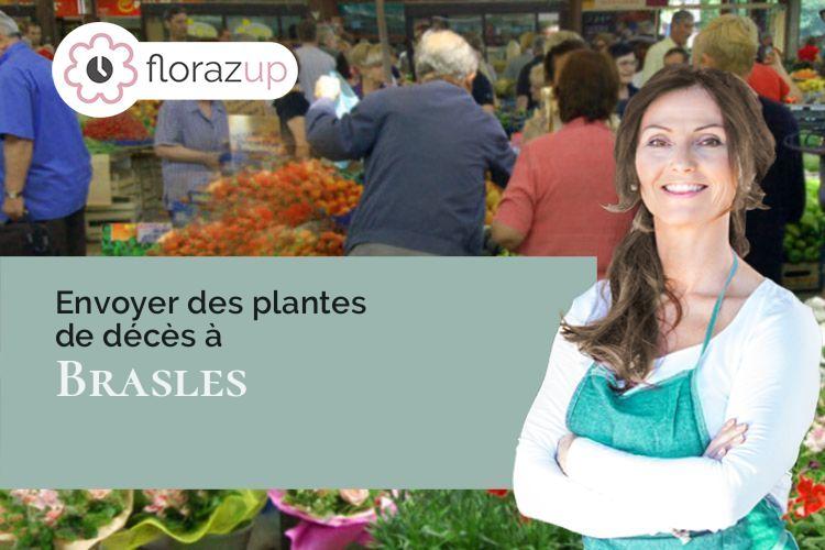 couronnes florales pour un décès à Brasles (Aisne/02400)