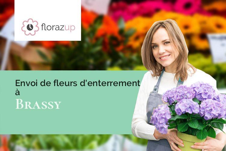 créations florales pour des obsèques à Brassy (Nièvre/58140)