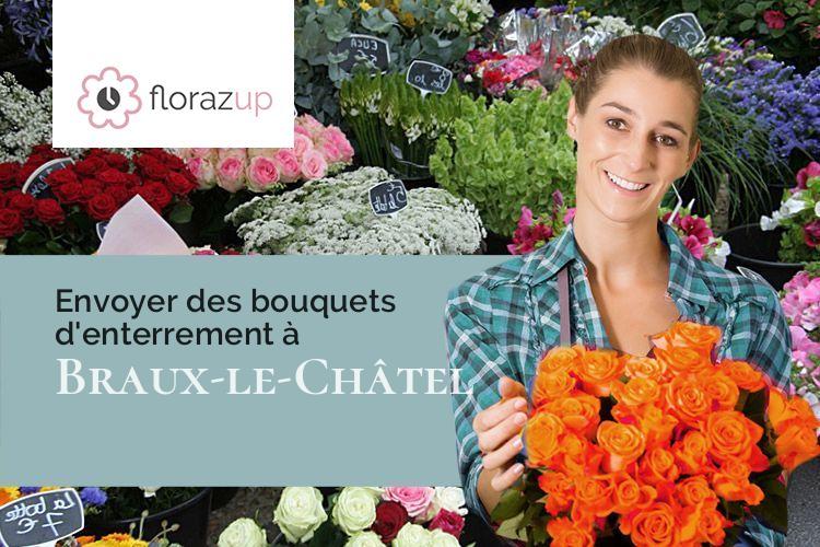 compositions florales pour des obsèques à Braux-le-Châtel (Haute-Marne/52120)