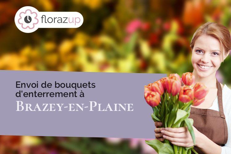 créations florales pour un deuil à Brazey-en-Plaine (Côte-d'Or/21470)