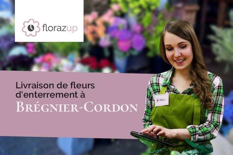gerbes de fleurs pour une crémation à Brégnier-Cordon (Ain/01300)