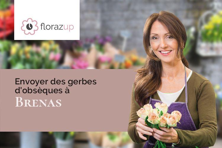 couronnes de fleurs pour une crémation à Brenas (Hérault/34650)