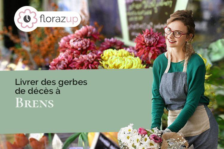 bouquets de fleurs pour des funérailles à Brens (Tarn/81600)