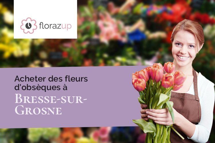 coeurs de fleurs pour des obsèques à Bresse-sur-Grosne (Saône-et-Loire/71460)