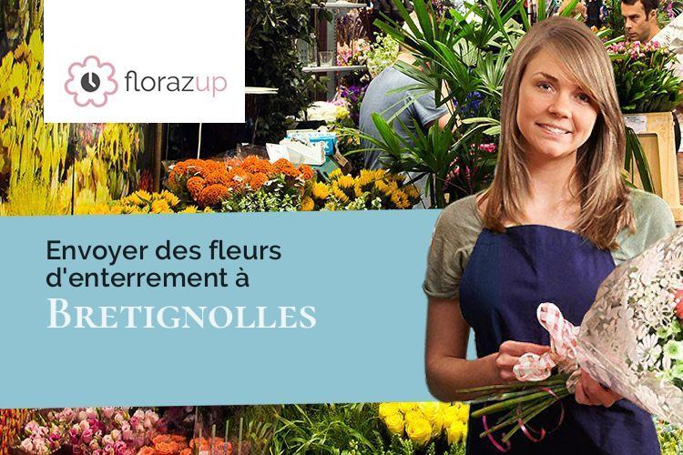gerbes de fleurs pour un enterrement à Bretignolles (Deux-Sèvres/79140)