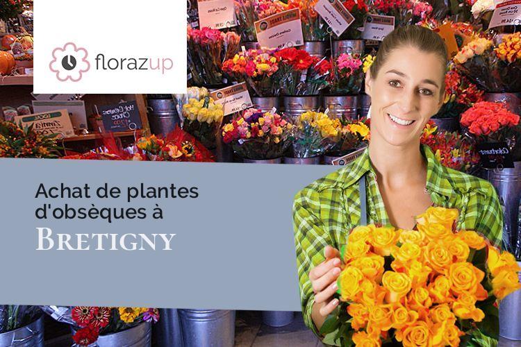 coupes de fleurs pour un deuil à Bretigny (Côte-d'Or/21490)