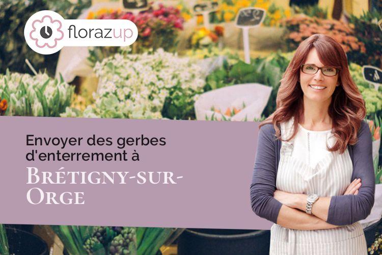 fleurs deuil pour un deuil à Brétigny-sur-Orge (Essonne/91220)
