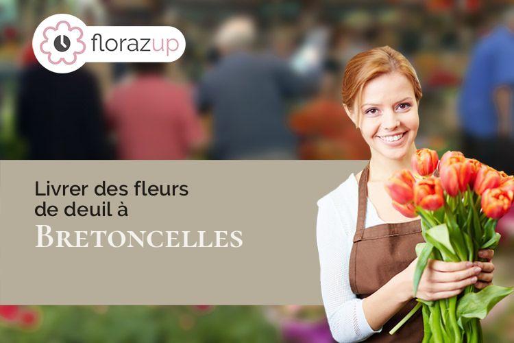 coupes de fleurs pour des obsèques à Bretoncelles (Orne/61110)