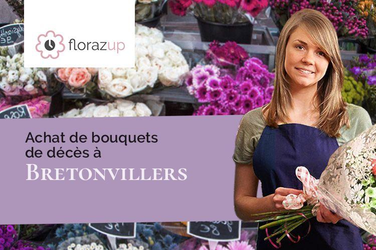 bouquets de fleurs pour une crémation à Bretonvillers (Doubs/25380)