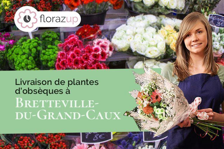 créations florales pour des funérailles à Bretteville-du-Grand-Caux (Seine-Maritime/76110)