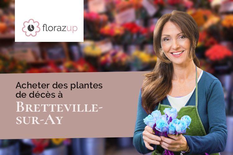 gerbes de fleurs pour un enterrement à Bretteville-sur-Ay (Manche/50430)