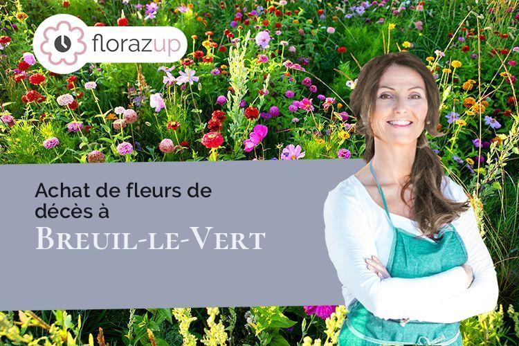 créations de fleurs pour une crémation à Breuil-le-Vert (Oise/60600)