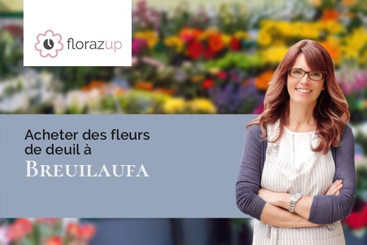 bouquets de fleurs pour une crémation à Breuilaufa (Haute-Vienne/87300)