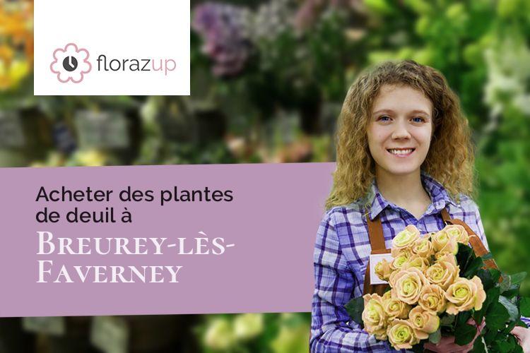 fleurs deuil pour un décès à Breurey-lès-Faverney (Haute-Saône/70160)