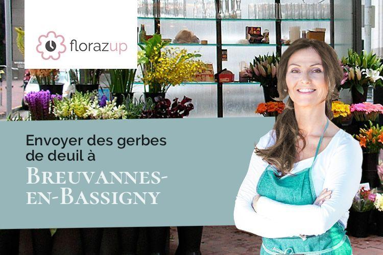 couronnes florales pour un enterrement à Breuvannes-en-Bassigny (Haute-Marne/52240)