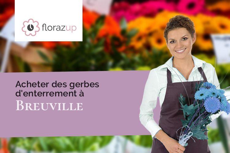 gerbes de fleurs pour des obsèques à Breuville (Manche/50260)