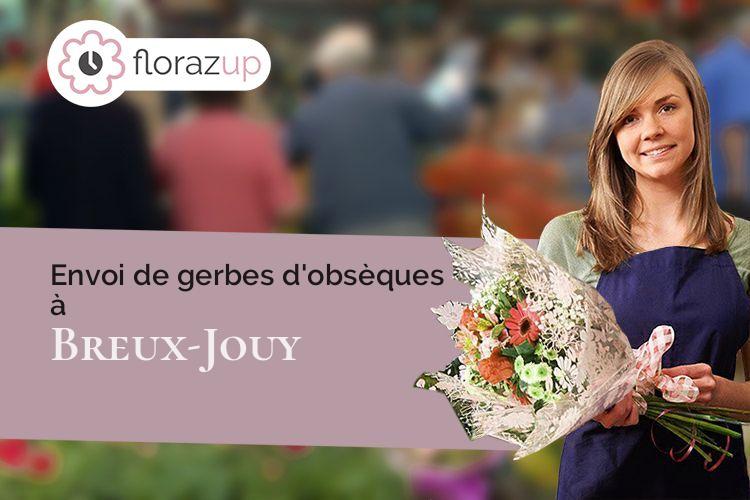 coupes de fleurs pour des obsèques à Breux-Jouy (Essonne/91650)