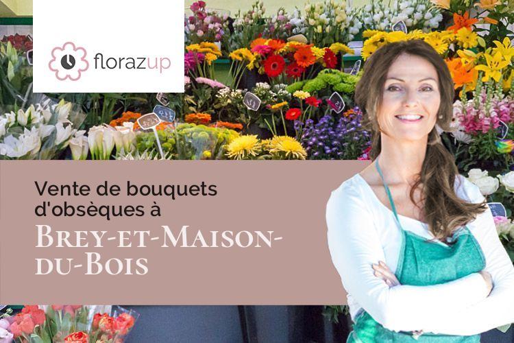 gerbes de fleurs pour un décès à Brey-et-Maison-du-Bois (Doubs/25240)