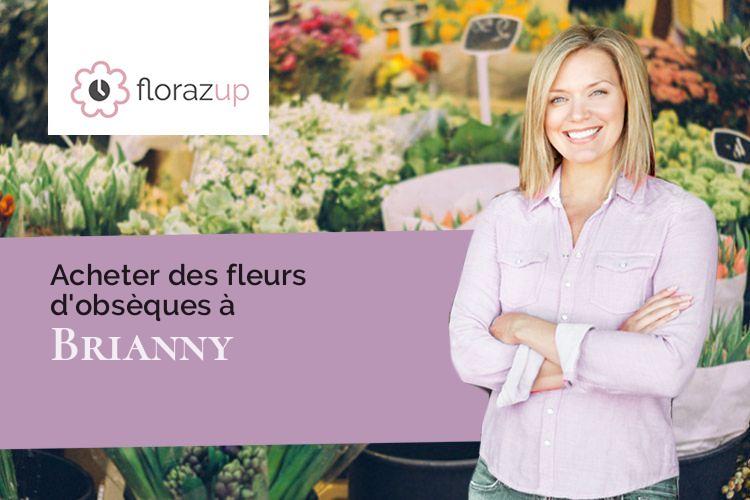 gerbes de fleurs pour une crémation à Brianny (Côte-d'Or/21390)