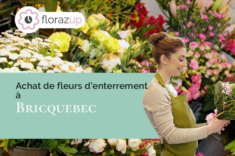 compositions florales pour une crémation à Bricquebec (Manche/50260)