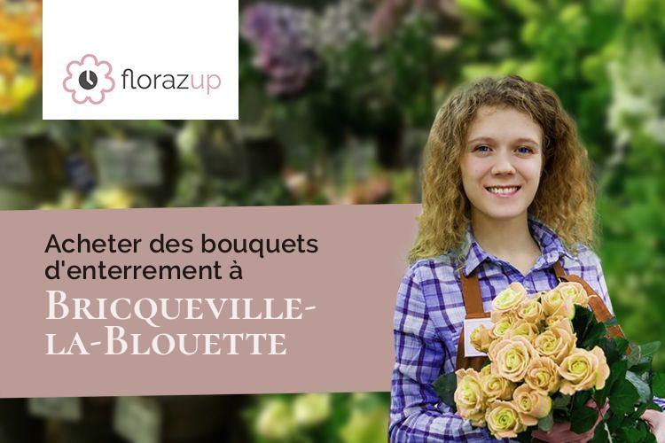 compositions florales pour un deuil à Bricqueville-la-Blouette (Manche/50200)