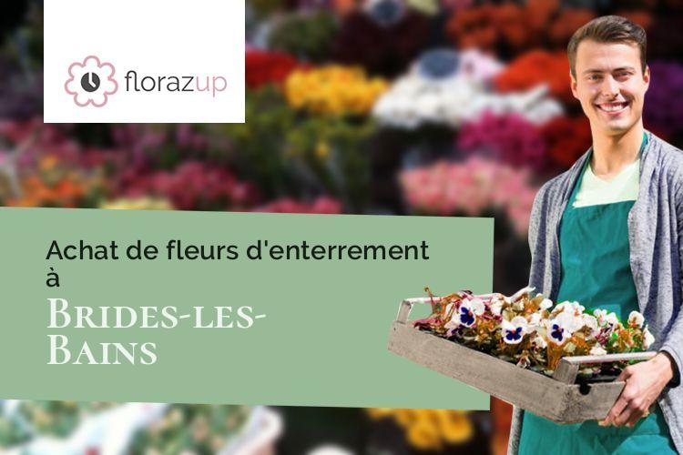 gerbes de fleurs pour un enterrement à Brides-les-Bains (Savoie/73570)