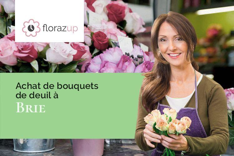 coeurs de fleurs pour des obsèques à Brie (Ille-et-Vilaine/35150)