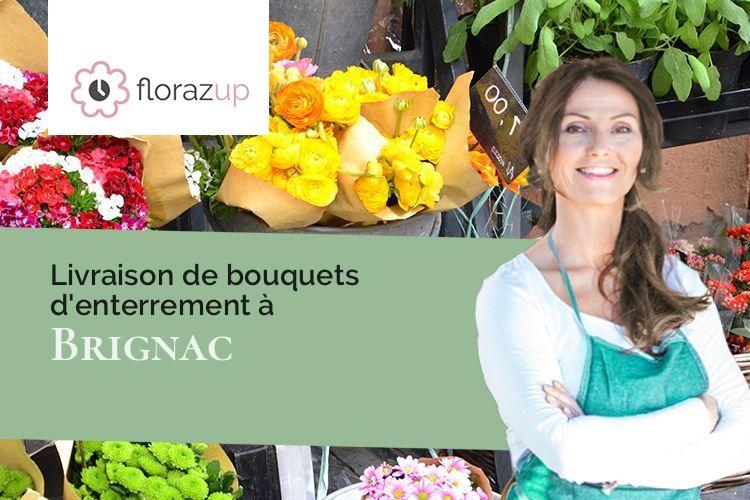 créations florales pour un deuil à Brignac (Hérault/34800)