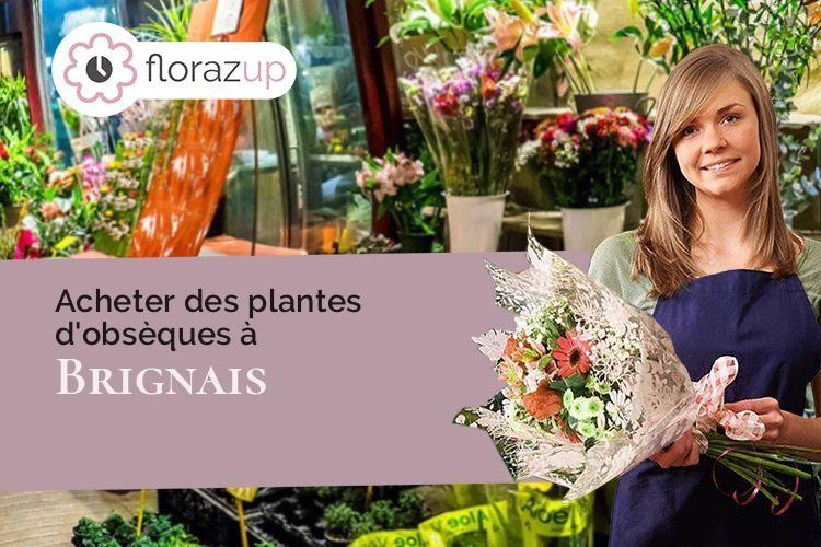 coeur de fleurs pour une crémation à Brignais (Rhône/69530)