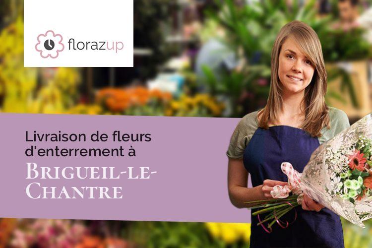 gerbes de fleurs pour un enterrement à Brigueil-le-Chantre (Vienne/86290)