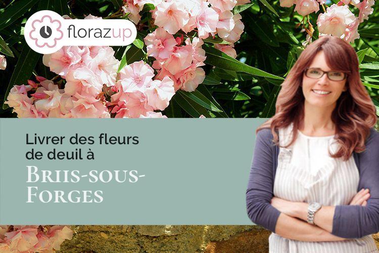 créations florales pour des obsèques à Briis-sous-Forges (Essonne/91640)
