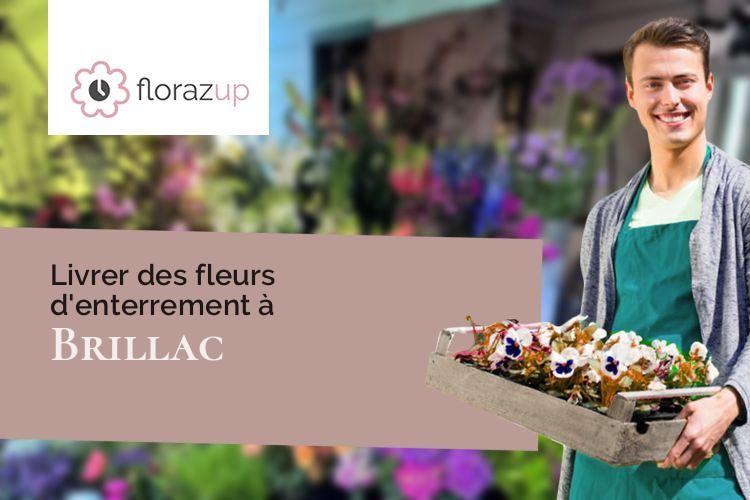 bouquets de fleurs pour un enterrement à Brillac (Charente/16500)