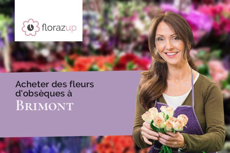 fleurs deuil pour une crémation à Brimont (Marne/51220)