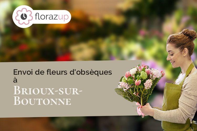 bouquets de fleurs pour un deuil à Brioux-sur-Boutonne (Deux-Sèvres/79170)