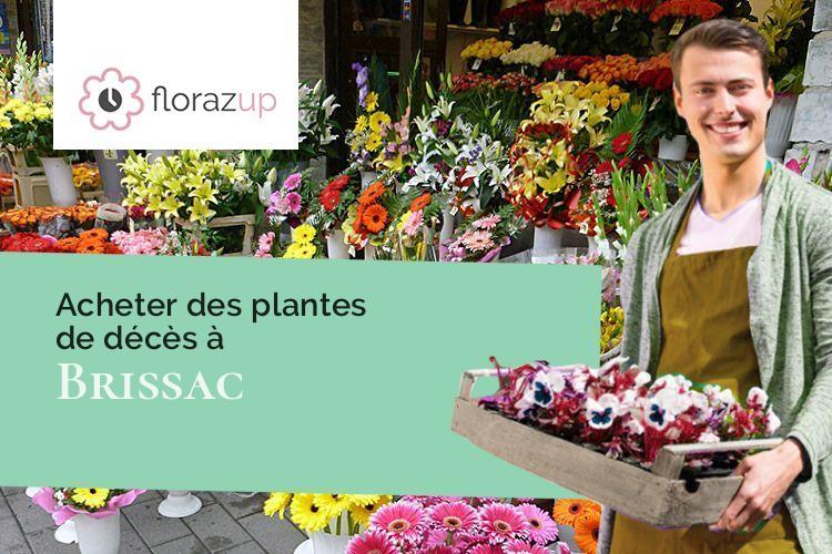 créations de fleurs pour des funérailles à Brissac (Hérault/34190)