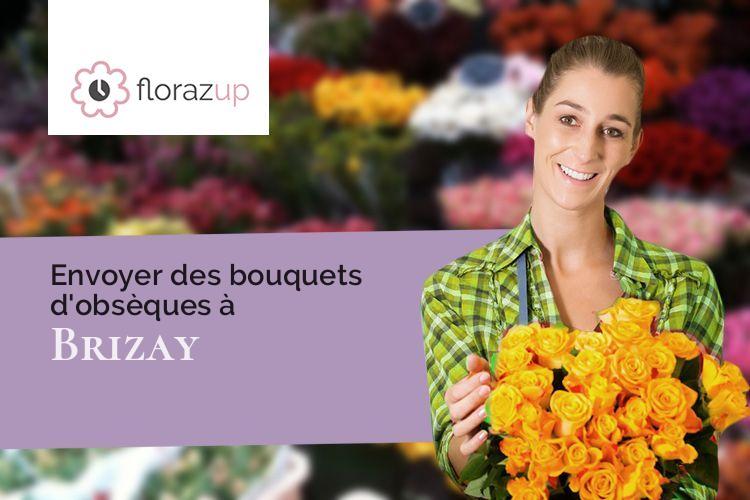 créations de fleurs pour un enterrement à Brizay (Indre-et-Loire/37220)