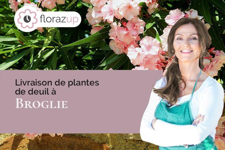 créations florales pour des obsèques à Broglie (Eure/27270)