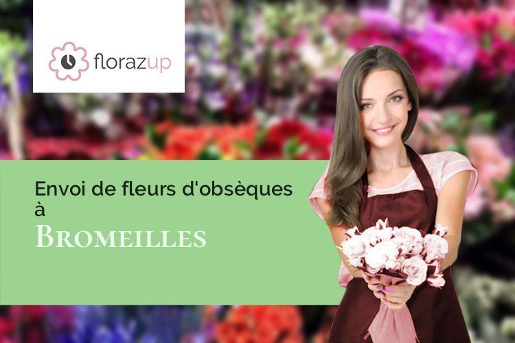 fleurs deuil pour des obsèques à Bromeilles (Loiret/45390)