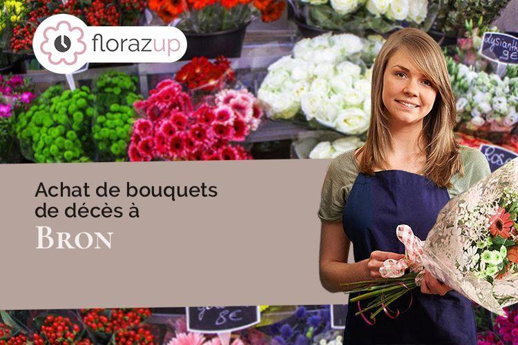 couronnes florales pour un enterrement à Bron (Rhône/69500)